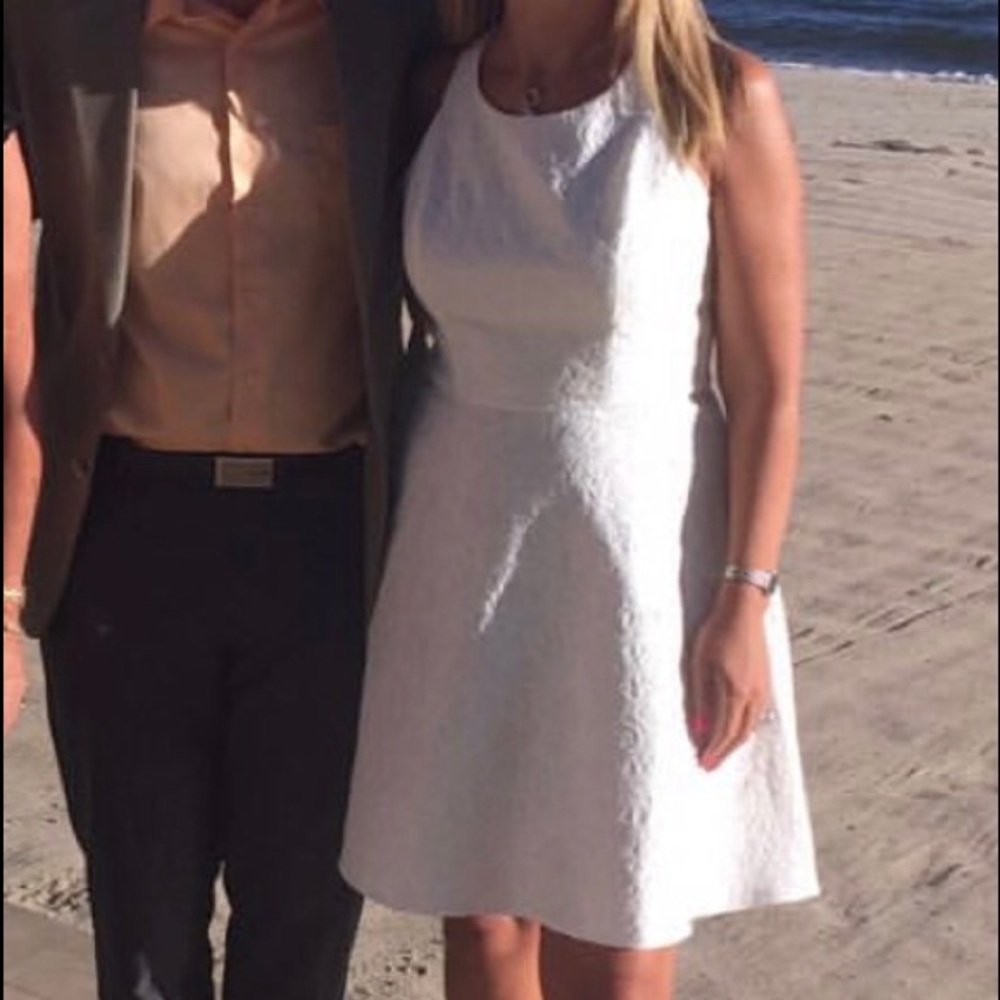 Jessica Simpson white sundress